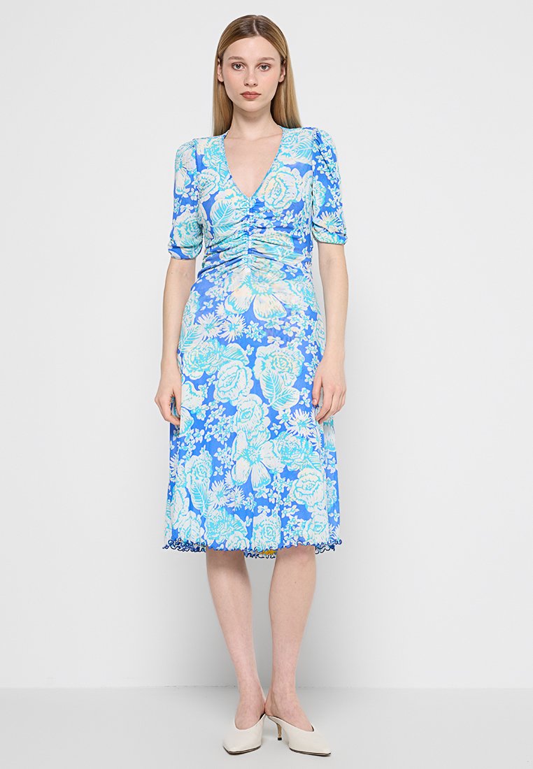 Diane von Furstenberg Jurk lichtblauw