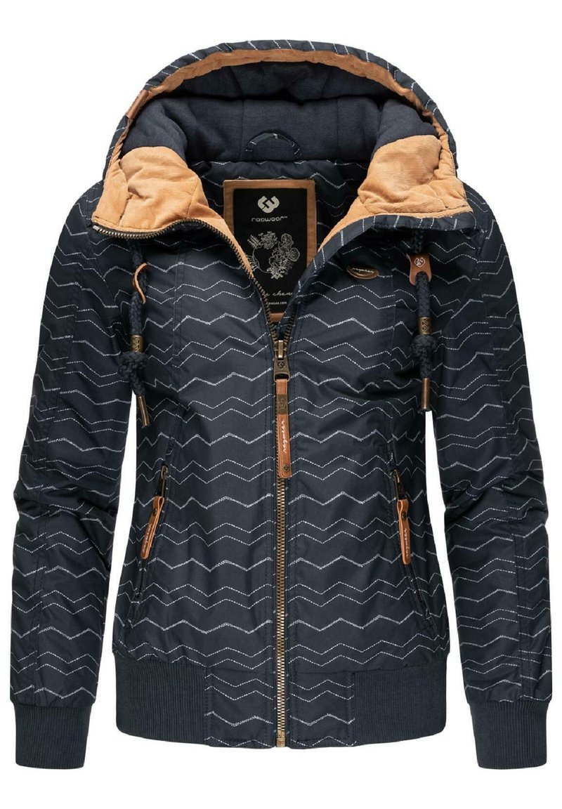 Ragwear - DRUNA ZIG ZAG  - Vinterjacka - dark blue, Förstora