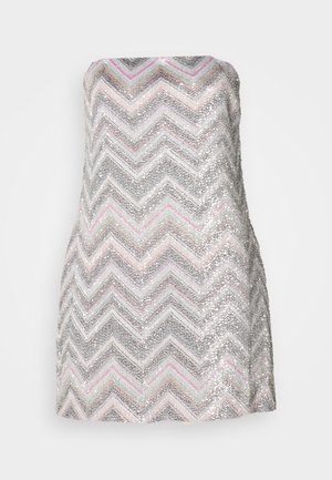 Missoni DRESS - Robe pull - light blue/grey/white