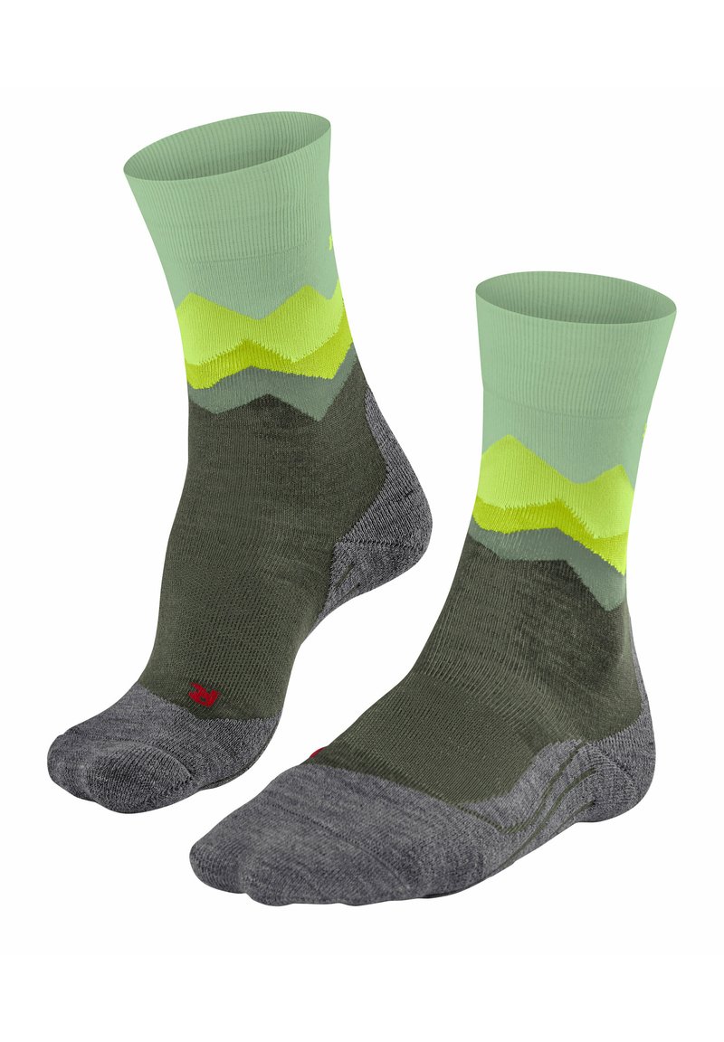 FALKE TK2 TREKKING MEDIUM CUSHIONING - Sportsocken - herb