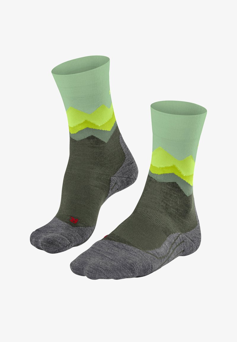 FALKE TK2 TREKKING MEDIUM CUSHIONING - Sportsocken - herb