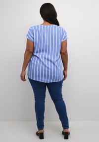 Kaffe Curve KCSIDA - Blůza - ultramarine chalk stripe