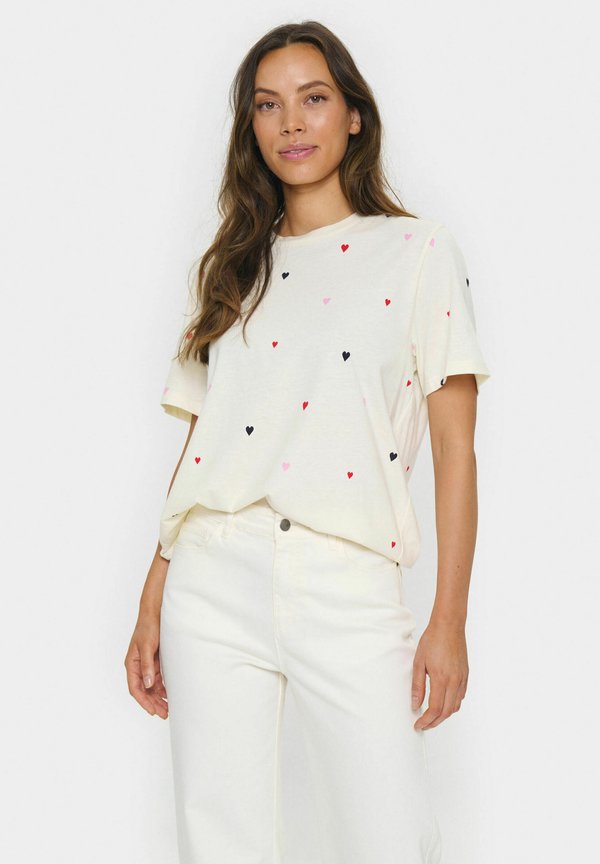 JOHANNA - T-Shirt print - ice multi un hearts