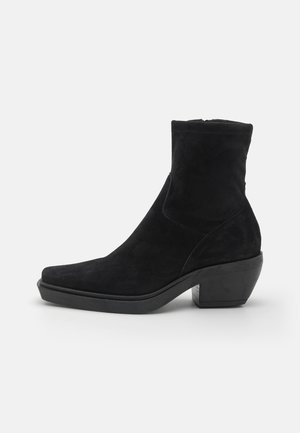 CPH235  - Botine cowboy/biker - black