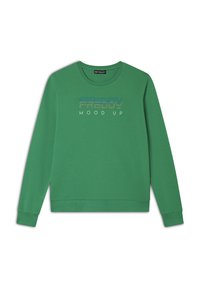 Freddy GIROCOLLO CON PERLINE SUL FRONTE - Sudadera - bright green