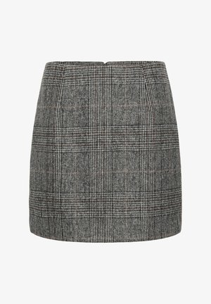 Kaffe VIVIAN - Minirok - grey prince of wales check