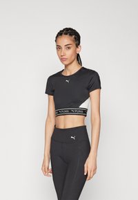 Puma STRONG BABY TEE SHORT - Camiseta deportiva - black