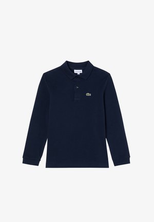Lacoste LONG SLEEVE PIQUÉ POLO - Maglietta a manica lunga - navy