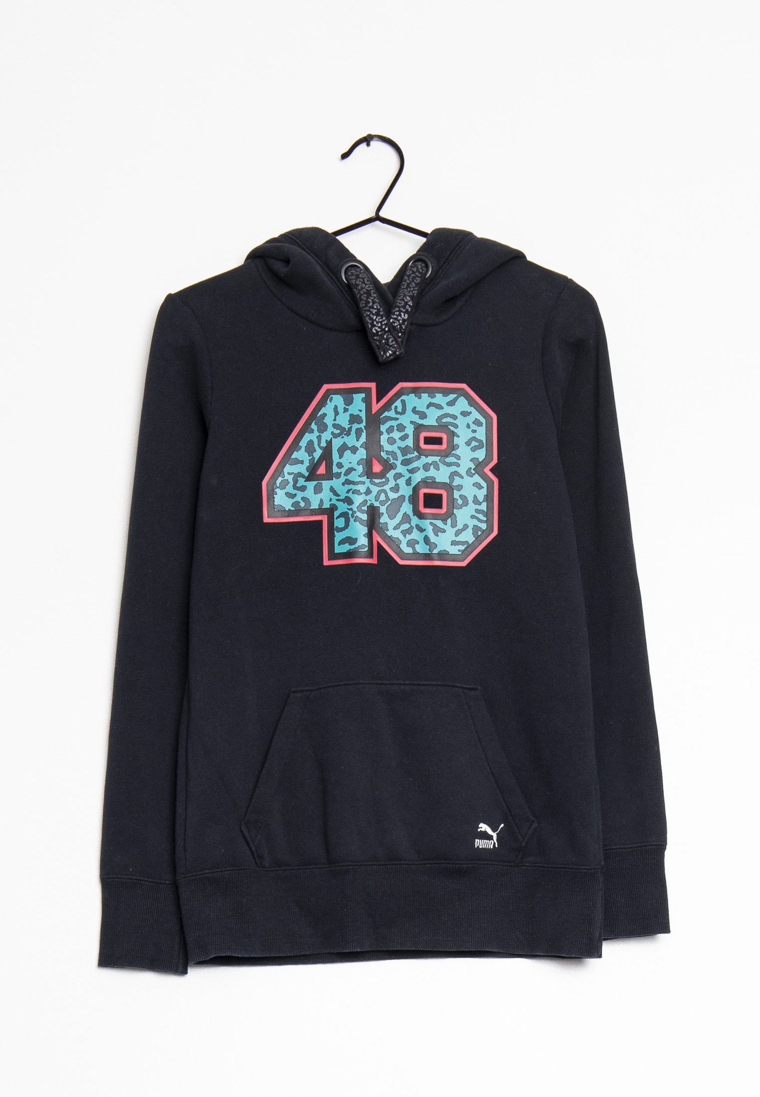 black puma hoodie junior