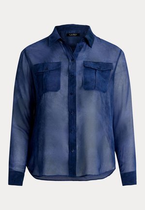 Lauren Ralph Lauren Woman CLASSIC FIT PRINT CHIFFON SHIRT - Overhemdblouse - blue