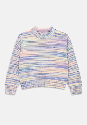 ESSENTIAL MÉLANGE RELAXED JUMPER WITH WOOL - Jersey de punto - blue melange