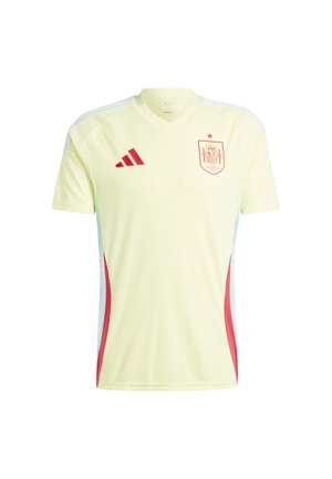 adidas Performance SPAIN FEF AWAY JERSEY - Maglia da calcio - pulse yellow halo mint