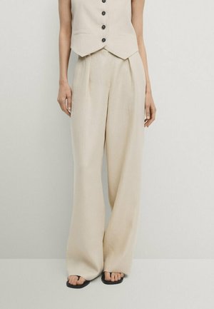 Trousers - beige