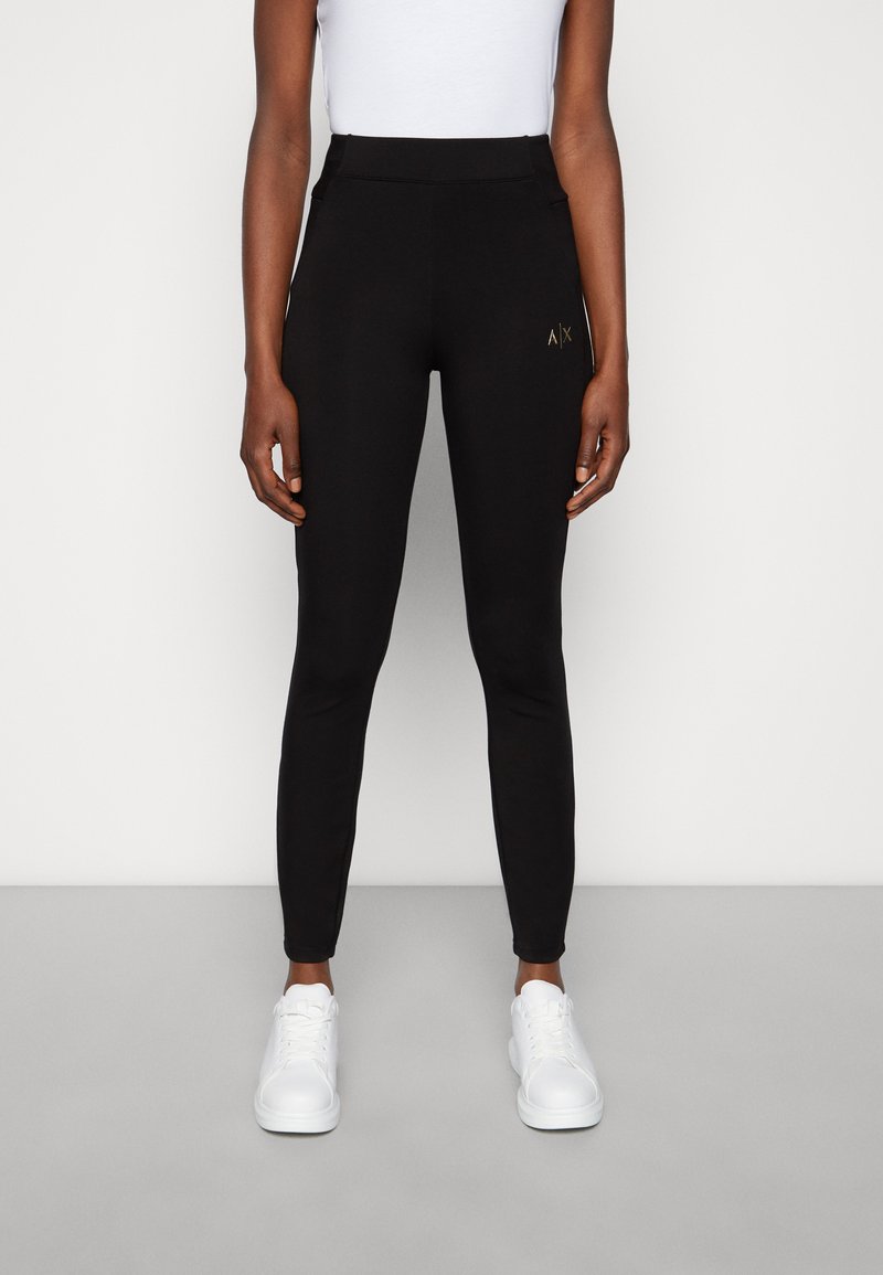 Armani Exchange PANTALONI Leggings black/svart Zalando.se