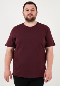 Buratti PLUS SIZE - Basic póló - bordeaux
