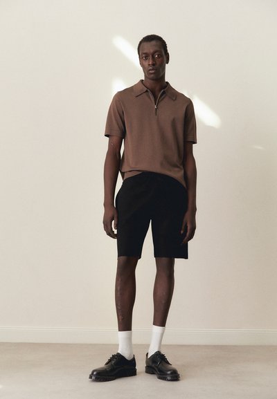 sandro PABLO ZIP - Poloskjorter - taupe