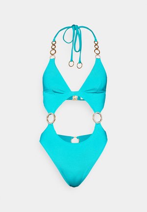 Agent Provocateur LUSTIA SWIMSUIT - Kopalke - turquoise/gold