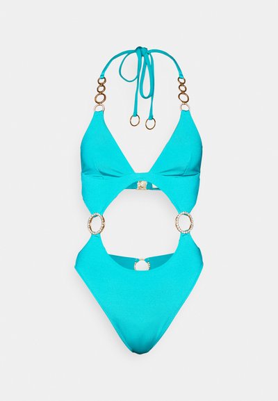 Agent Provocateur LUSTIA SWIMSUIT - Maillot de bain - turquoise/gold