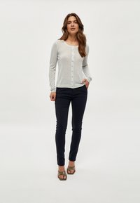 Minus MINEW LAURA CARDIGAN - Kofta - silver