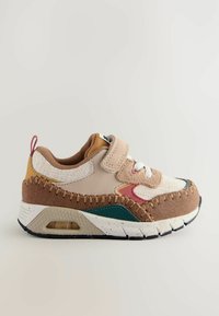 Next BUBBLE - Lær-at-gå-sko - brown green colourblock