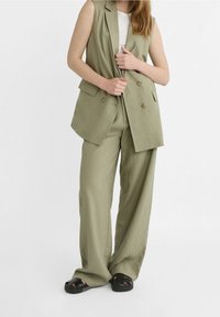 Stradivarius Weste - dark green