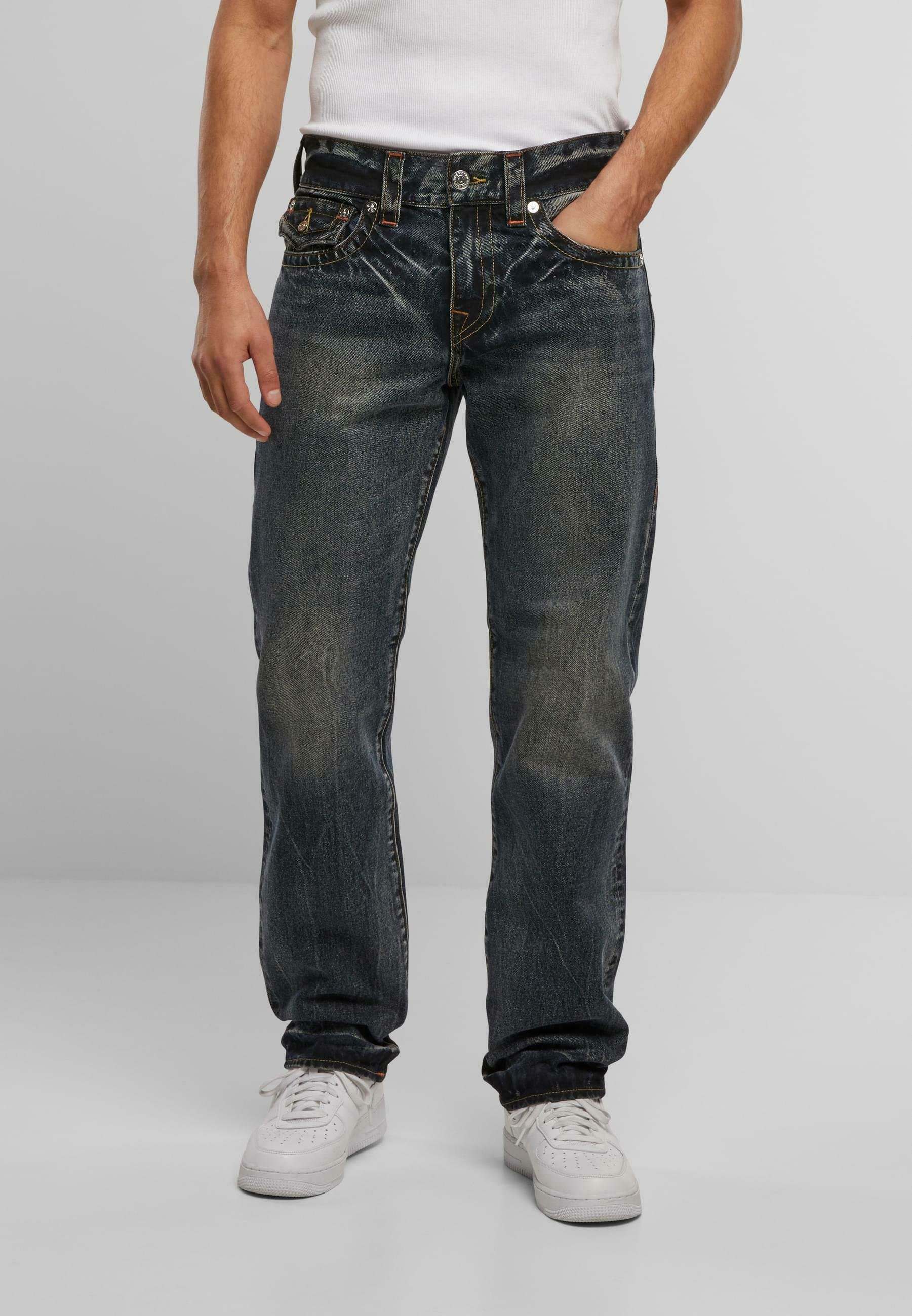 True Religion RICKY - Jeansy Straight Leg/szary - Zalando.pl