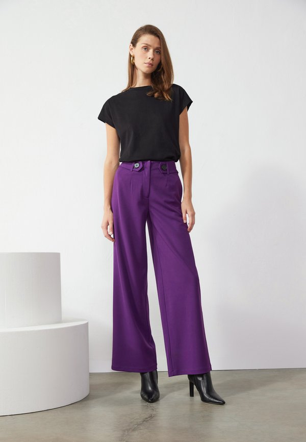 Trousers - dark purple4