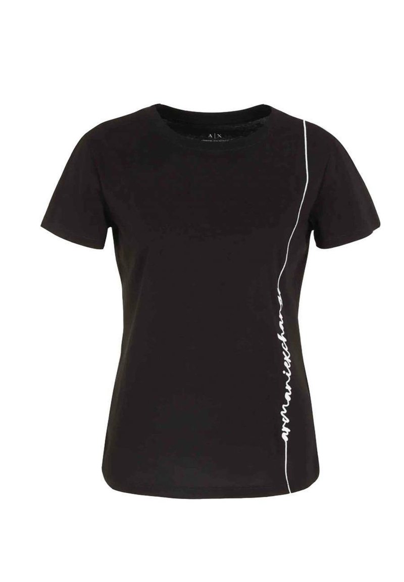Armani Exchange T-shirt print zwart
