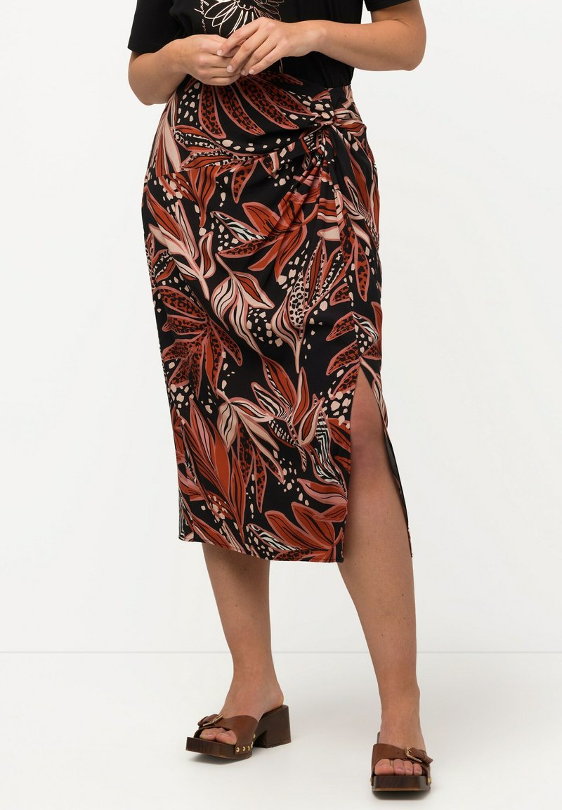 Ulla Popken Bleistiftrock - black
