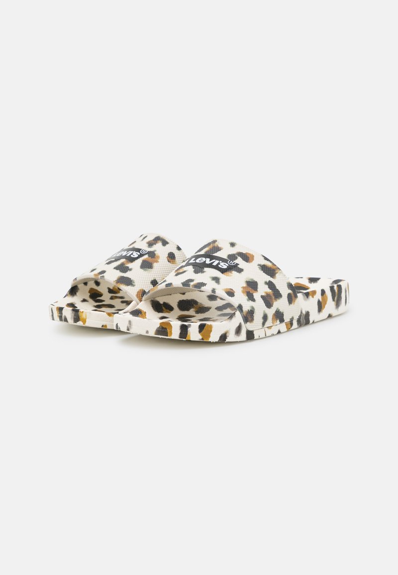 Damen Zehentrenner | Levi's® JUNE STAMP Pantolette flach offwhite - CY14436 Damen Zehentrenner | Levi's® JUNE STAMP Pantolette flach offwhite - CY14436