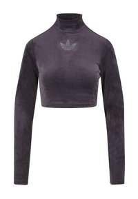 adidas Originals BLING CROP - Pitkähihainen paita - aurora black