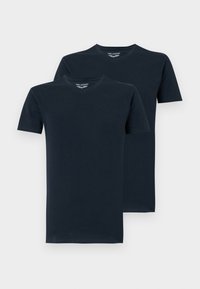 BASIC V NECK 2 PACK - T-shirts basic - dark sapphire