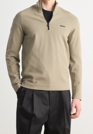 Strickpullover - light green