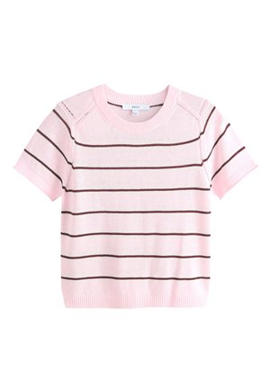 Next, T-shirt imprimé - light pink stripe