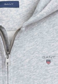 GANT THE ORIGINAL FULL ZIP  - Sudadera con cremallera - light grey melange