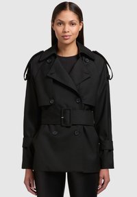 khujo - ELINA - Trenchcoat - schwarz Miniaturebillede 1