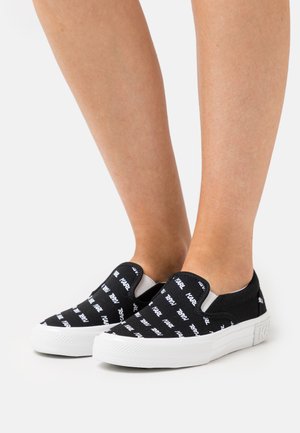 KAMPUS - Baskets basses - black/white