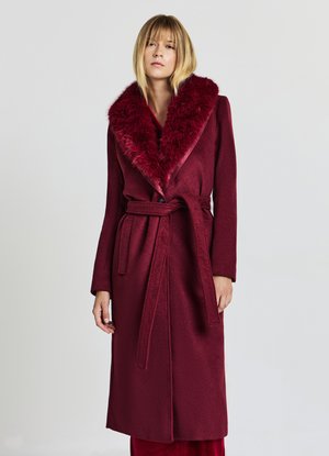 Calliope Klassischer Mantel - bordeaux chiaro