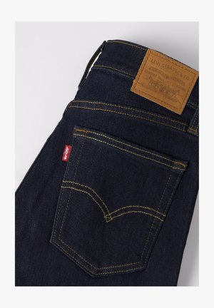 Levi's®, 722 HIGH RISE SLIM TRUE BLUE RINSE - Jean slim - true blue rinse - dark indigo - flat finish