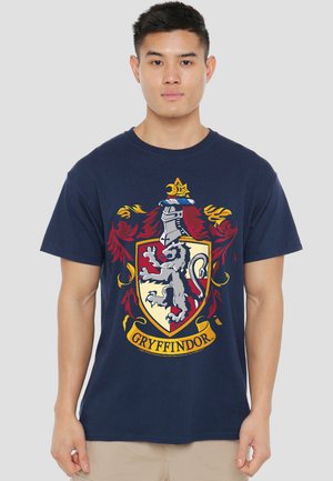 Cotton Soul, HARRY POTTER GRYFFINDOR CREST - Print T-shirt - dark blue