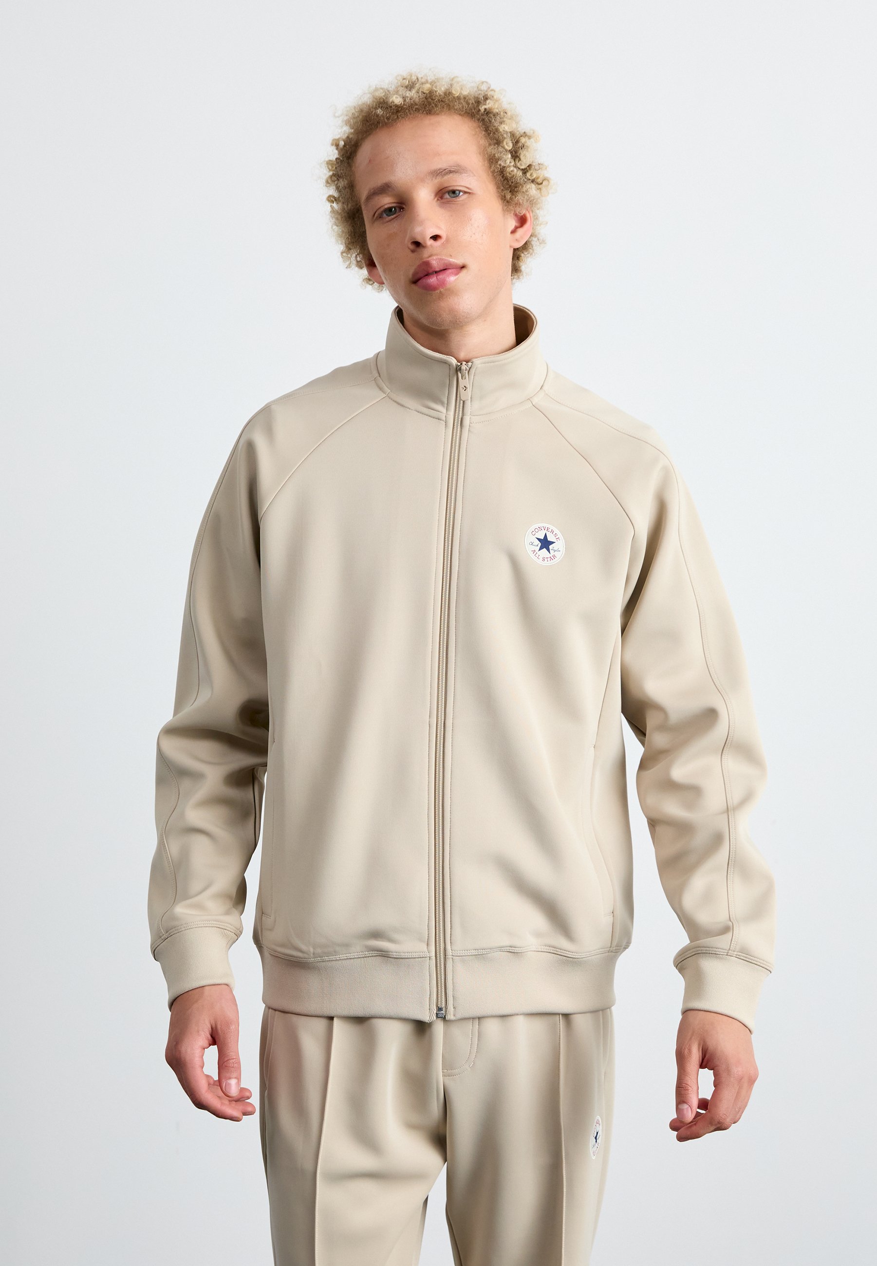 Converse RETRO CHUCK TRACK JACKET - Zip-up sweatshirt - papyrus 