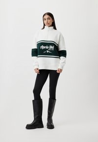 LeGer by Lena Gercke Camisola - dunkelgrün/weiß