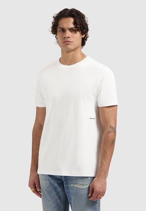 REGULAR FIT CREWNECK SS  - T-shirt basic - off white