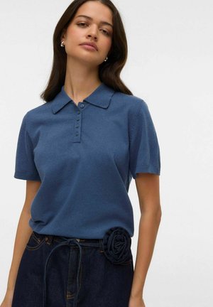 ROLLKRAGEN VMGORGEOUS  - Polo - dark denim