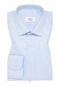 Eterna TWILL-HEMD - SLIM FIT - Chemise classique - hellblau