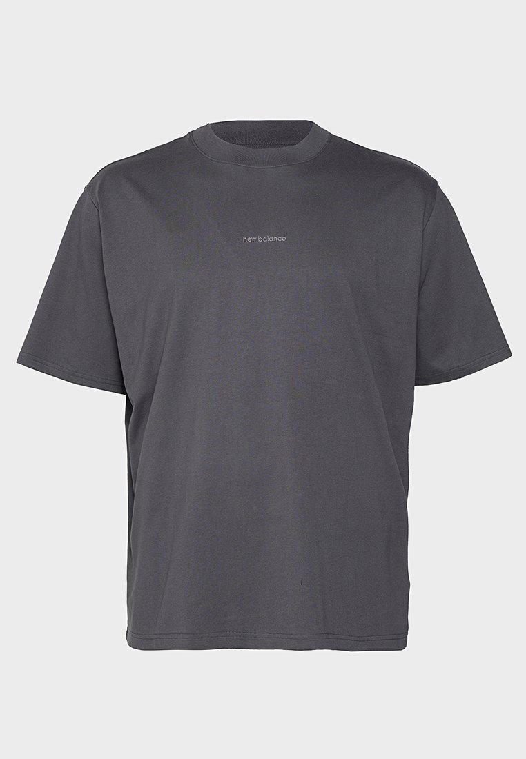 New Balance T-shirt basic gemêleerd zwart