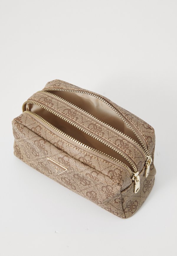 ZAMIRA DOUBLE ZIP - Wash bag - latte3