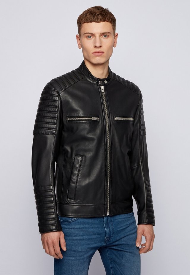 Giacca di pelle - black