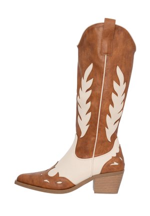 Cowboy- / bikerstøvler - braun