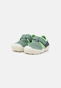 Adidas Terrex CAPTAIN TOEY UNISEX - Sandalias de senderismo - silver green/carbon/green spark